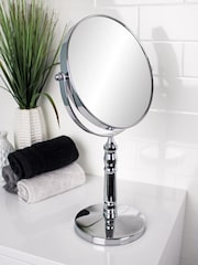 Showerdrape Chrome Vanity Mirror Round 5x Magnification Reversable Rho - Image 1 of 2