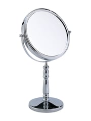 Showerdrape Chrome Vanity Mirror Round 5x Magnification Reversable Rho - Image 2 of 2