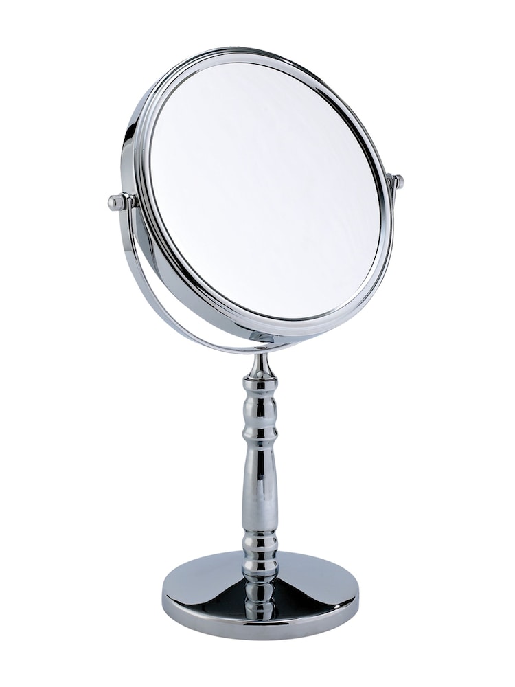 Showerdrape Chrome Vanity Mirror Round 5x Magnification Reversable Rho - Image 2 of 2