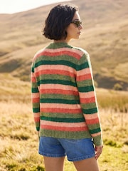 برتقالي - Roman All Over Stripe Knit Jumper - صورة 3 من 4