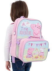 Character Pink Peppa Pig Backpack and Lunch Bag Set - Image 1 of 9