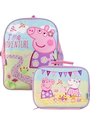 Character Pink Peppa Pig Backpack and Lunch Bag Set - Image 4 of 9