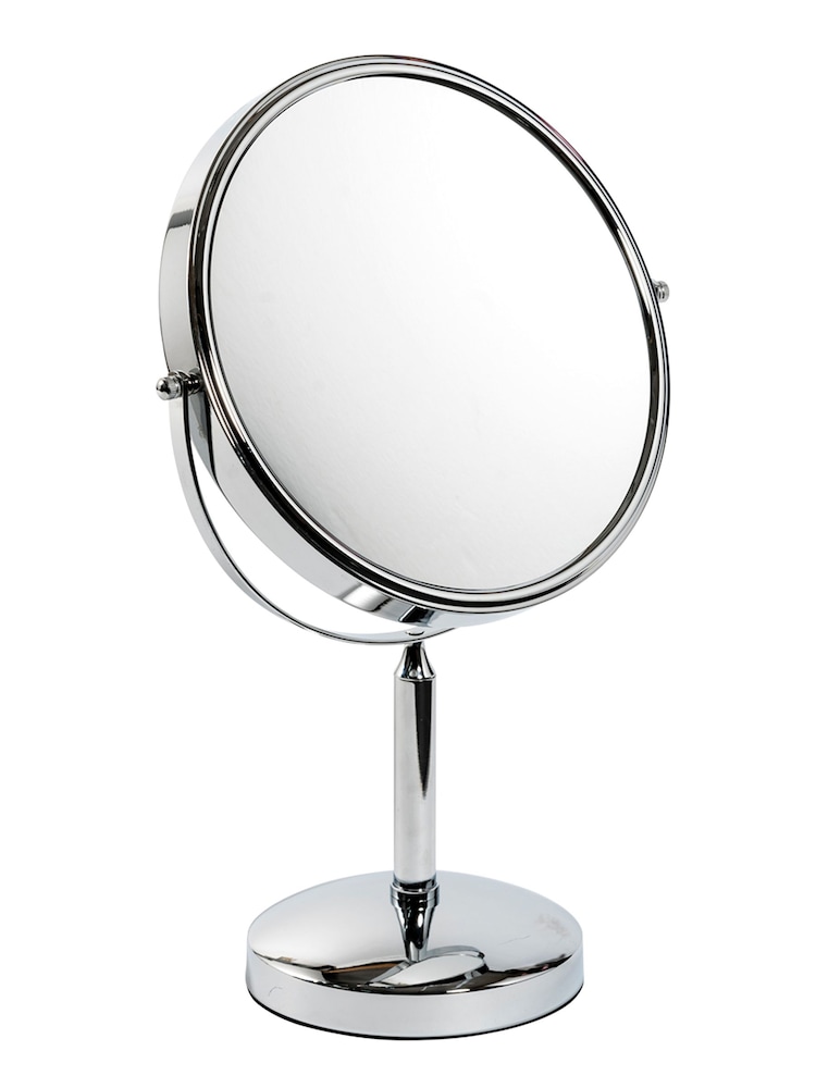 Showerdrape Chrome Vanity Mirror Round 5x Magnification Reversable Helios - Image 2 of 2