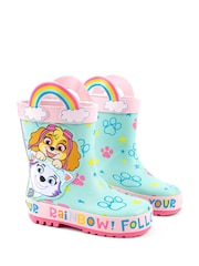 Botas Vanilla Underground Paw Patrol Girls Skye & Everest Wellington com alças - Imagem 1 de 6