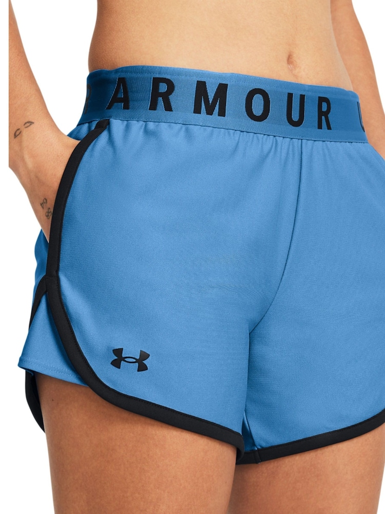 Under Armour Blue Play Up 5 Inch Shorts - Image 4 of 4