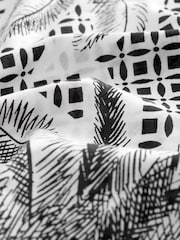 Black/White Palm Cover-Up Kaftan - Image 7 of 7
