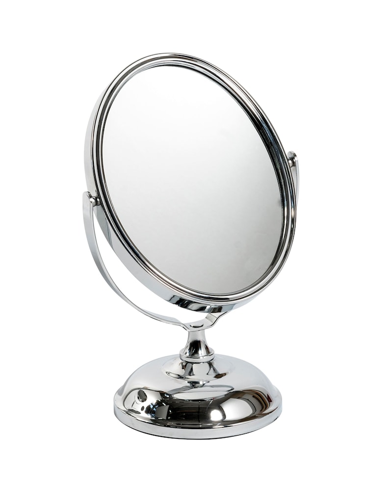 Showerdrape Chrome Vanity Mirror Oval 5x Magnification Reversable Eris - Image 2 of 2