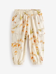 Ecru Weiße Blume - Cargohose (3 Monate–7 Jahre) - Bild 5 von 7