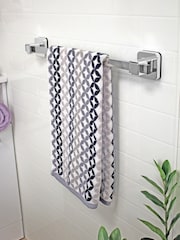 Showerdrape Handtuchhalter mit Saugknöpfen und Pushloc - Bild 1 von 4