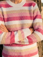 وردي - Roman All Over Stripe Knit Jumper - صورة 4 من 4