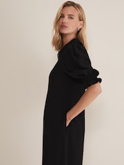 Phase Eight Black Zip Candice Mini Dress - Image 5 of 6