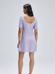 Calvin Klein Jeans Purple Button Down Dress - Image 2 of 3