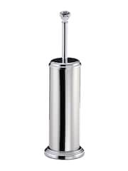 Showerdrape Chrome Freestanding Toilet Brush and Holder Crystalle - Image 3 of 3