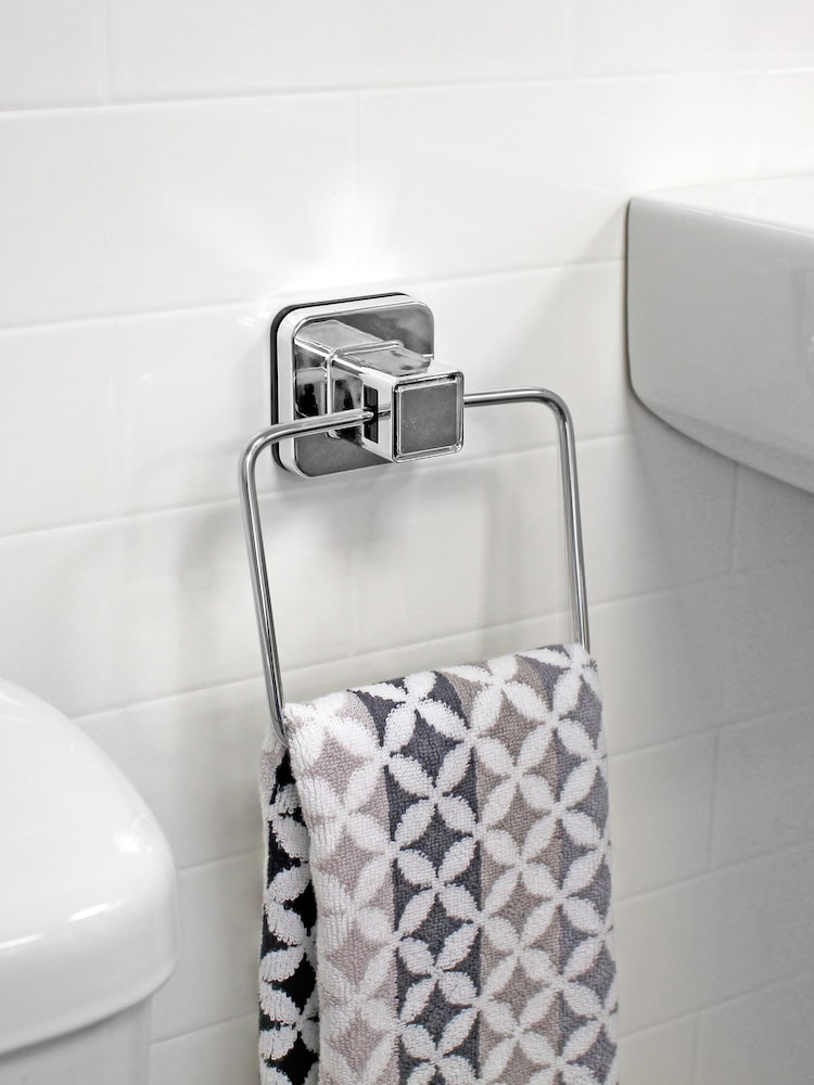 Настенное махровое кольцо-кольцо всасывания Showerdrape Pushloc - Изображение 2 из 5 Настенное махровое кольцо-кольцо всасывания Showerdrape Pushloc - Изображение 2 из 5