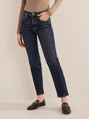Boden Blue Mid Rise Cigarette Jeans - Image 1 of 6