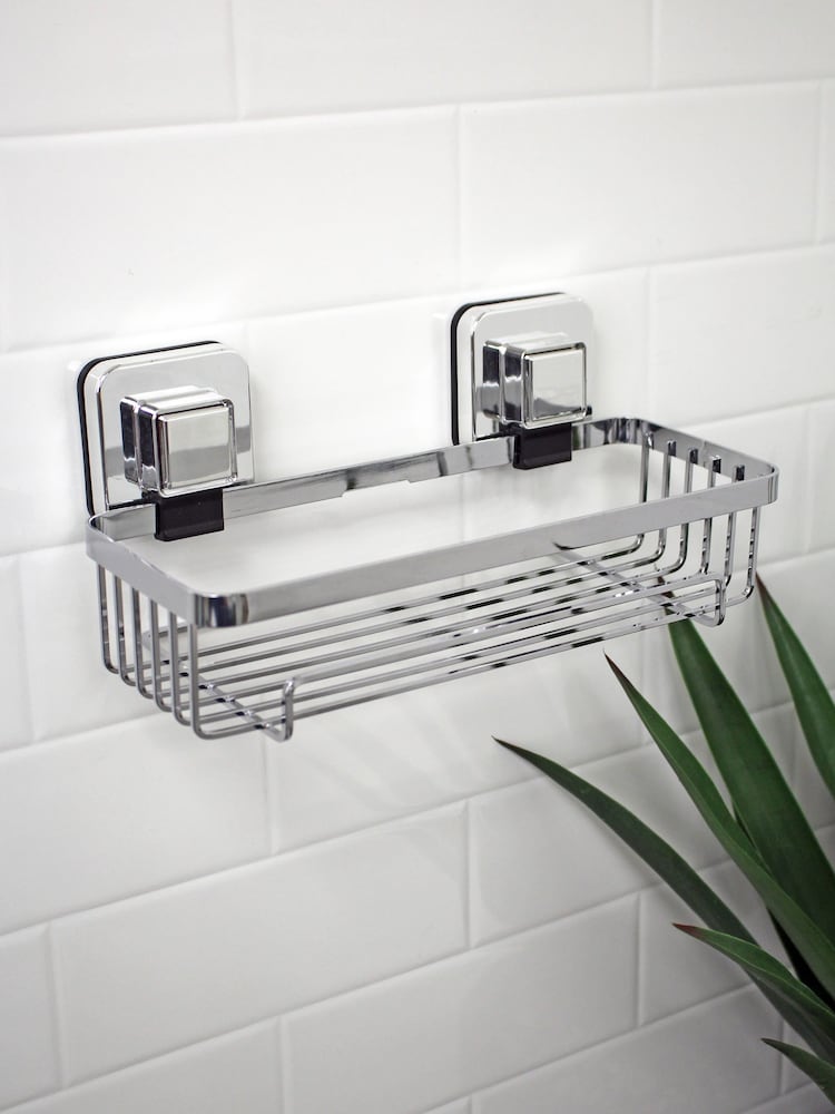 Showerdrape Sucção Cesta Retangular de Parede Pushloc - Imagem 1 de 5