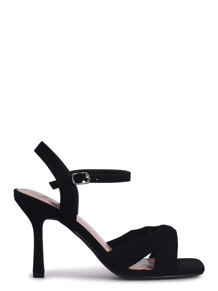 Linzi Black Blair Knotted Stiletto Heeled Sandals - Image 2 of 4
