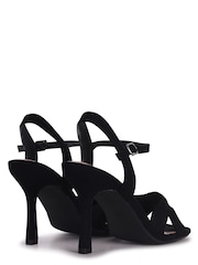 Linzi Black Blair Knotted Stiletto Heeled Sandals - Image 4 of 4
