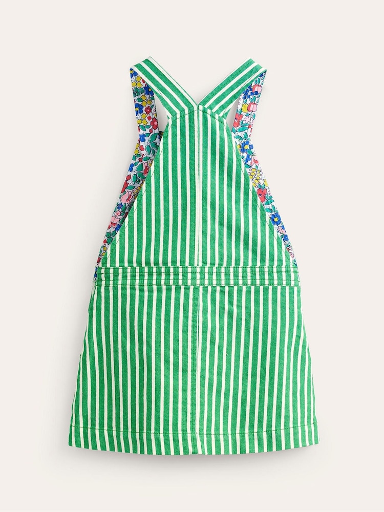 Boden Green Dungaree Dress - Image 2 of 3