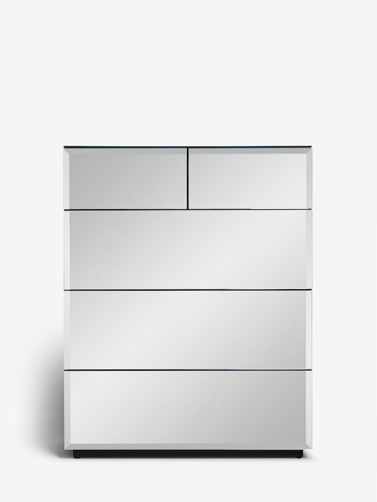 Mirror Sloane Glass Multi Collection Luxe Chest of Drawers - Image 2 of 5