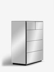 Mirror Sloane Glass Multi Collection Luxe Chest of Drawers - Image 3 of 5
