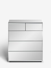 Mirror Sloane Glass Multi Collection Luxe Chest of Drawers - Image 4 of 5