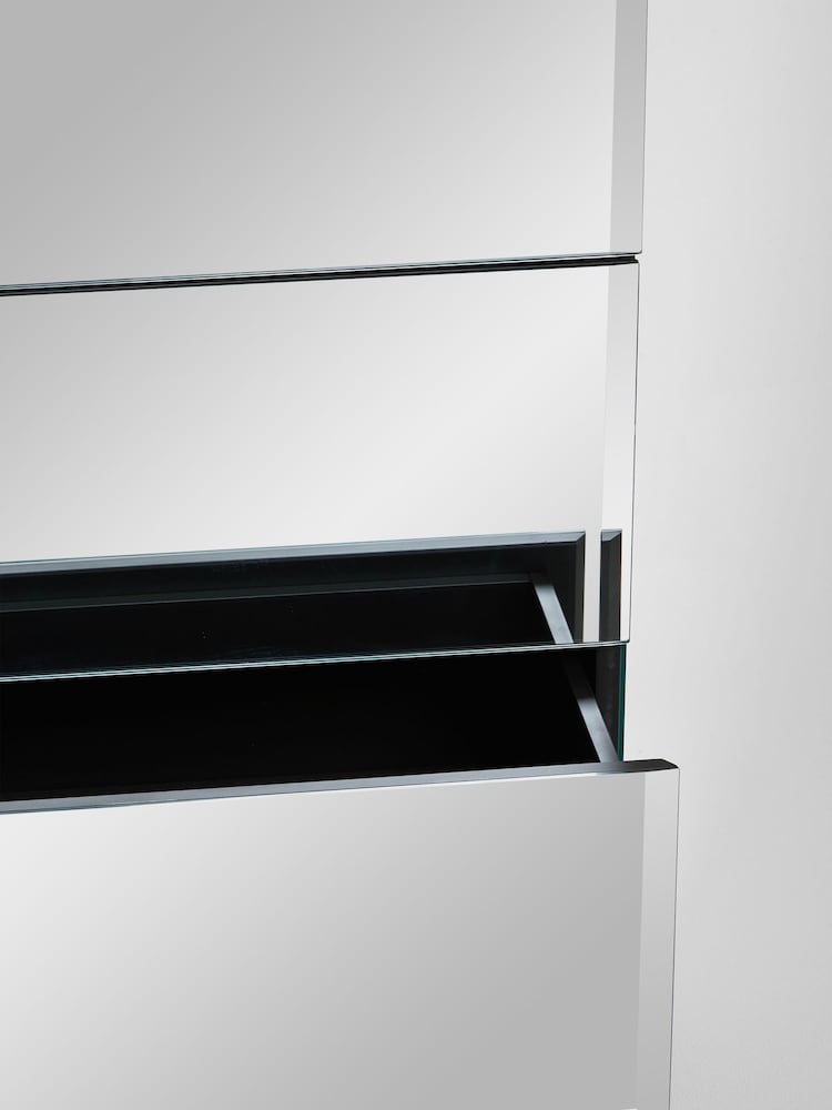 Mirror Sloane Glass Multi Collection Luxe Chest of Drawers - Image 5 of 5