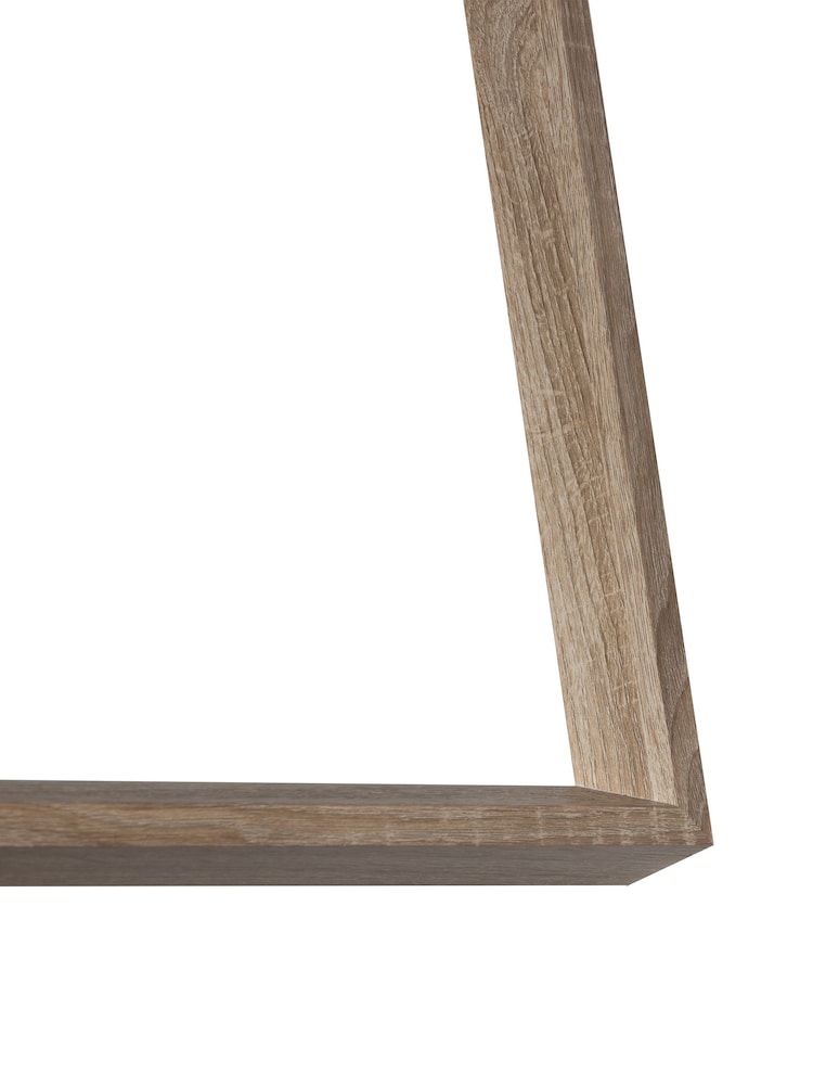Brookpace Lascelles Black Contemporary Sculpture Artwork In Wood Frame - Image 3 of 3