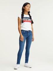 Levi's® Blue Winds Kids 711™ Skinny Fit Jeans - Image 1 of 7