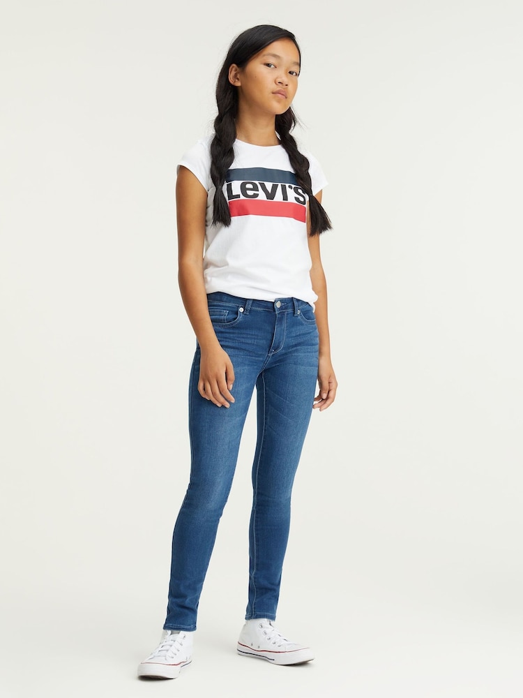 Levi's® Blue Winds Kids 711™ Skinny Fit Jeans - Image 1 of 7