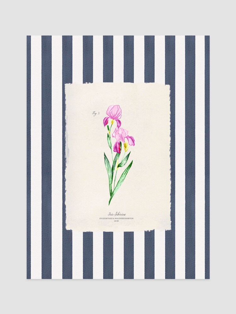 Tableau encadré en bois « Iris en fleurs » de Joules, Art mural - Image 2 de 4 Tableau encadré en bois « Iris en fleurs » de Joules, Art mural - Image 2 de 4