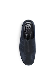 Pavers Navy Pavers Ladies Casual Zip Up Trainers - Image 3 of 5