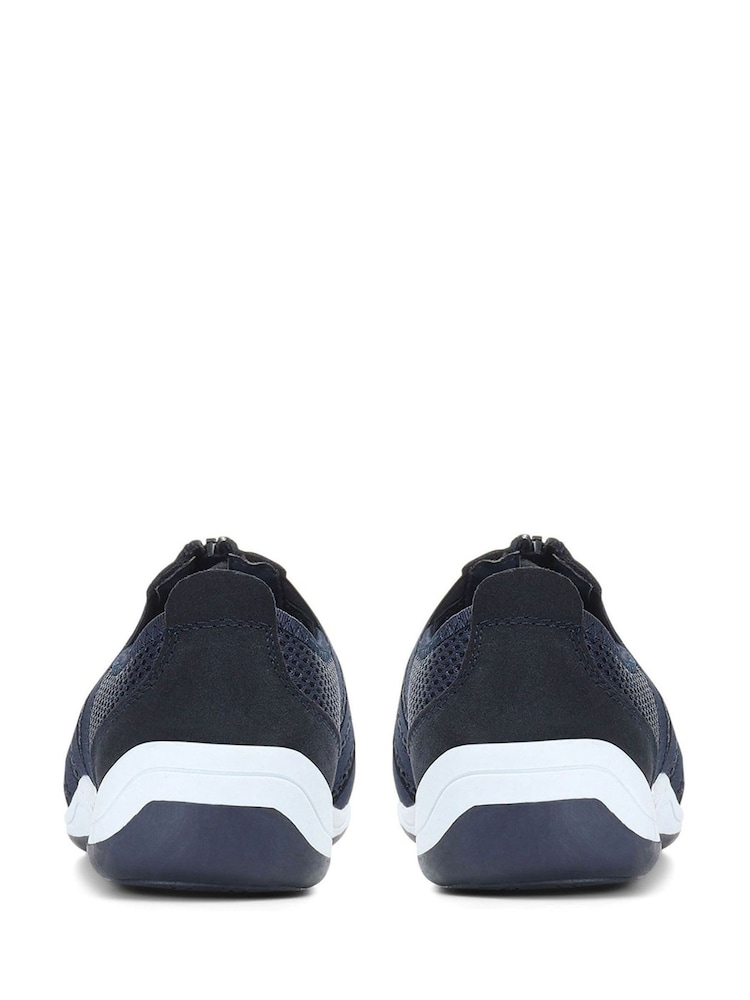 Pavers Navy Pavers Ladies Casual Zip Up Trainers - Image 5 of 5