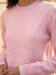 Roman Pink Embellished Knit Jumper - Image 4 of 4