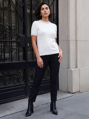 Roman White Embellished Trim Top - Image 2 of 4