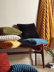 Catherine Lansfield Catherine Lansfield Soft and Cosy Ribbed Cushion - Изображение 5 из 5