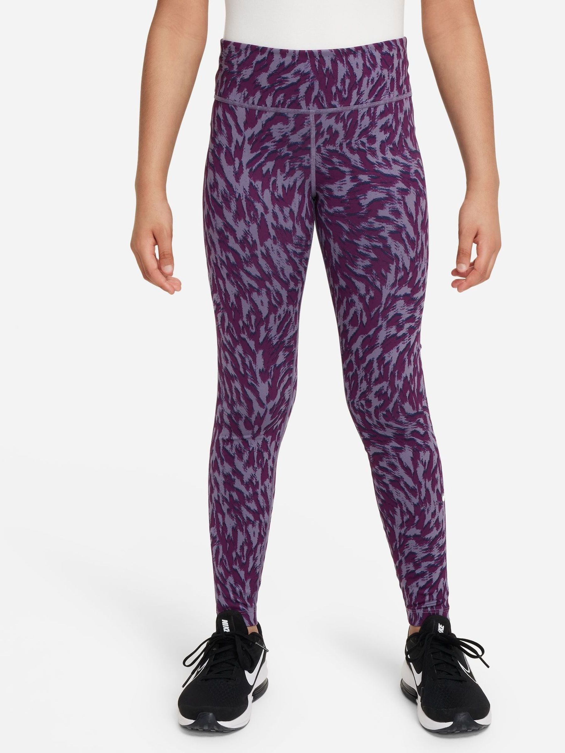 Nike dri fit purple leggings outlet
