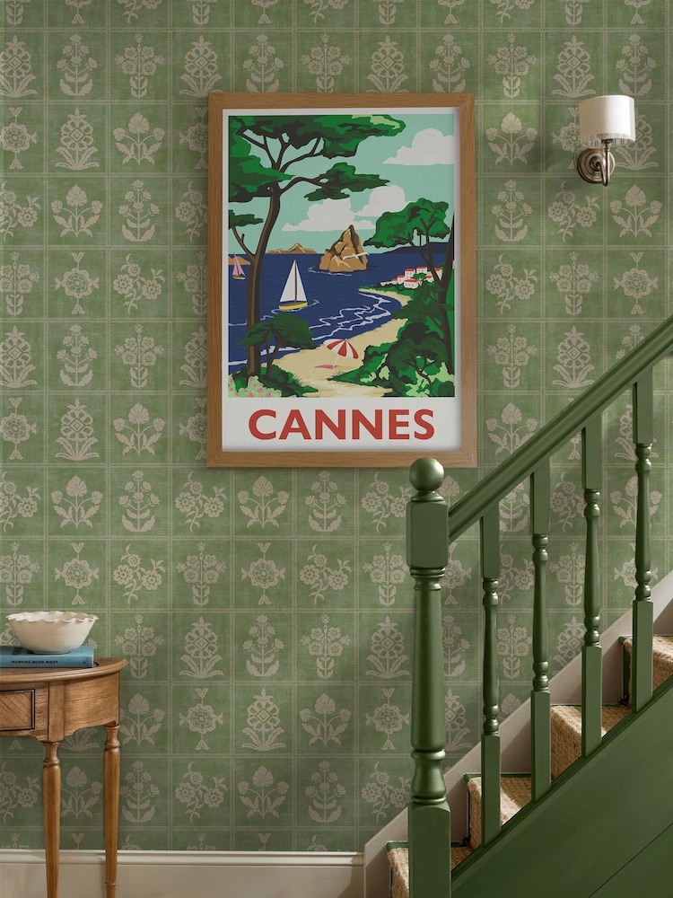Joules Colourful Cannes Print Wall Art - Image 2 sur 2