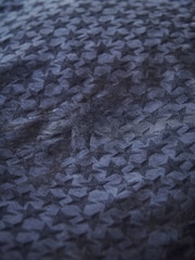 Rockett St George Black Studio Star 250 Thread Count Duvet Cover and Pillowcase Set - Image 4 of 5