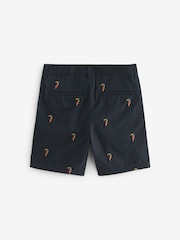 Navy Toucan All Over Embroidery Chino Shorts (3-16yrs) - Image 1 of 3