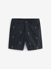 Navy Toucan All Over Embroidery Chino Shorts (3-16yrs) - Image 2 of 3