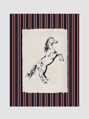 Joules Blue Mane Event Print Wall 50 x 70cm Art - Image 1 of 2