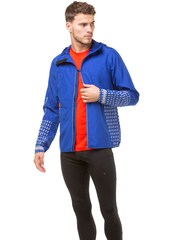 Ronhill Mens Blue Tech Reflective Afterhours Running Jacket - Image 1 of 6