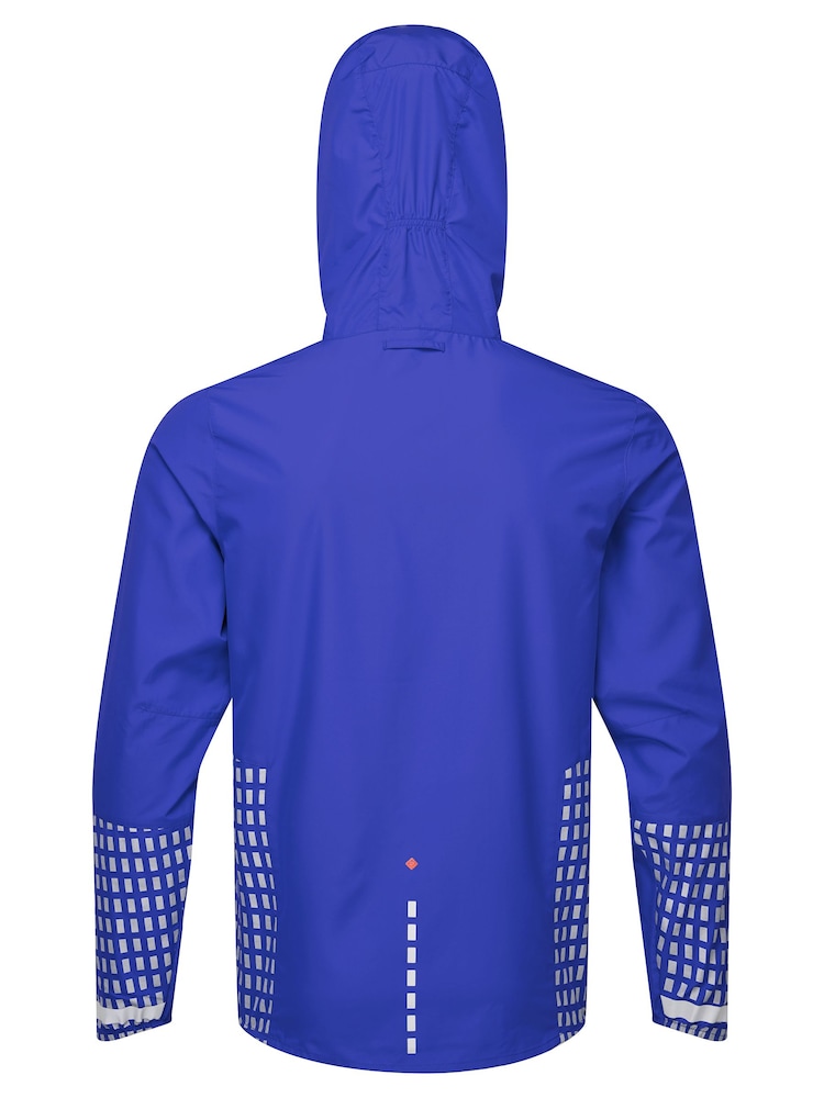 Ronhill Mens Blue Tech Reflective Afterhours Running Jacket - Image 6 of 6
