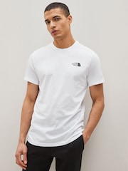 The North Face White/Black Simple Dome Short Sleeve T-Shirt - Image 1 of 7