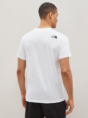 The North Face White/Black Simple Dome Short Sleeve T-Shirt - Image 2 of 7