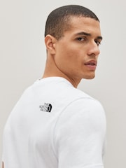 The North Face White/Black Simple Dome Short Sleeve T-Shirt - Image 6 of 7