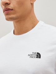 The North Face White/Black Simple Dome Short Sleeve T-Shirt - Image 7 of 7