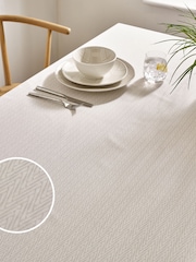 Natural Geo Wipe Clean Table Cloth - Image 1 of 4