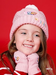 Vanilla Underground Pink Paw Patrol Girls Winter Beanie and Scarf Set - Image 3 of 5